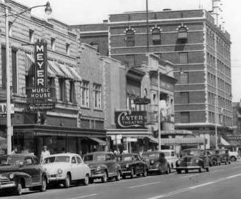 Center Theatre - Old Photo (newer photo)